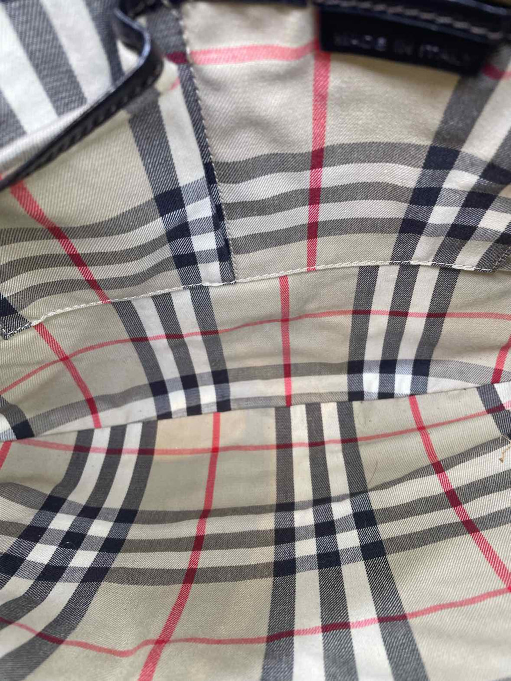 BURBERRY Brown Leather Handbag