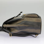 Fendi Pequin  Canvas Backpack Bag ()