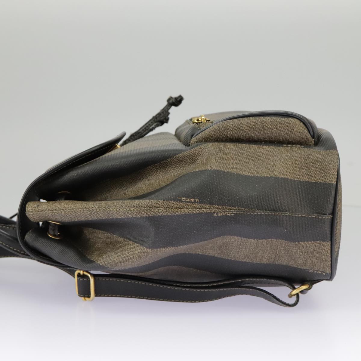 Fendi Pequin  Canvas Backpack Bag ()