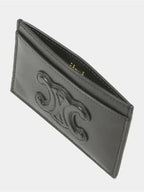 CELINE Coeur Triomphe Card Wallet Black