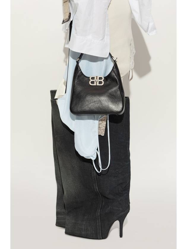 Balenciaga BB Soft Hobo Tote Bag Black