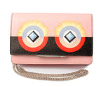 Fendi Leather Wallet with Chain Mini Bag 8M0346