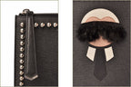 Fendi Karlito Clutch Bag/Second Bag Black/Silver