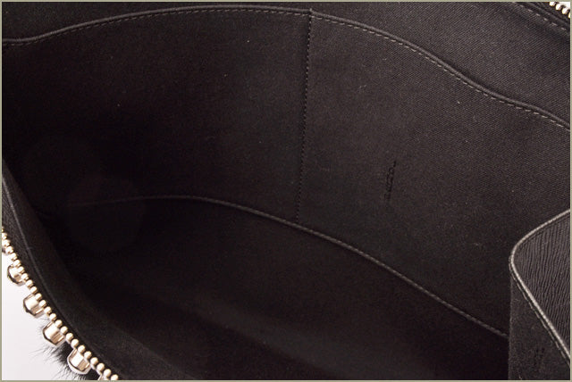 Fendi Karlito Clutch Bag/Second Bag Black/Silver