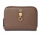 Fendi Leather Zip Wallet Brown/Black 8M0401