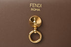 Fendi Leather Zip Wallet Brown/Black 8M0401
