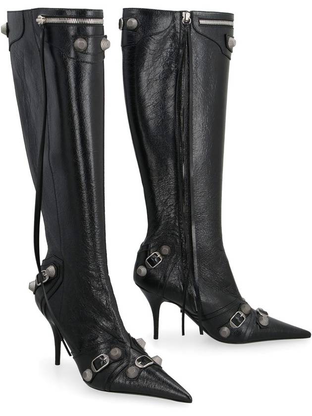 Balenciaga cagolian long boots black