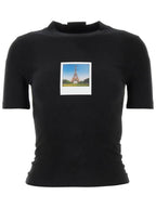 Balenciaga polaroid print stretch design t-shirt 745019TOVC7