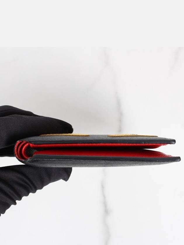 Fendi Bagberg half wallet black