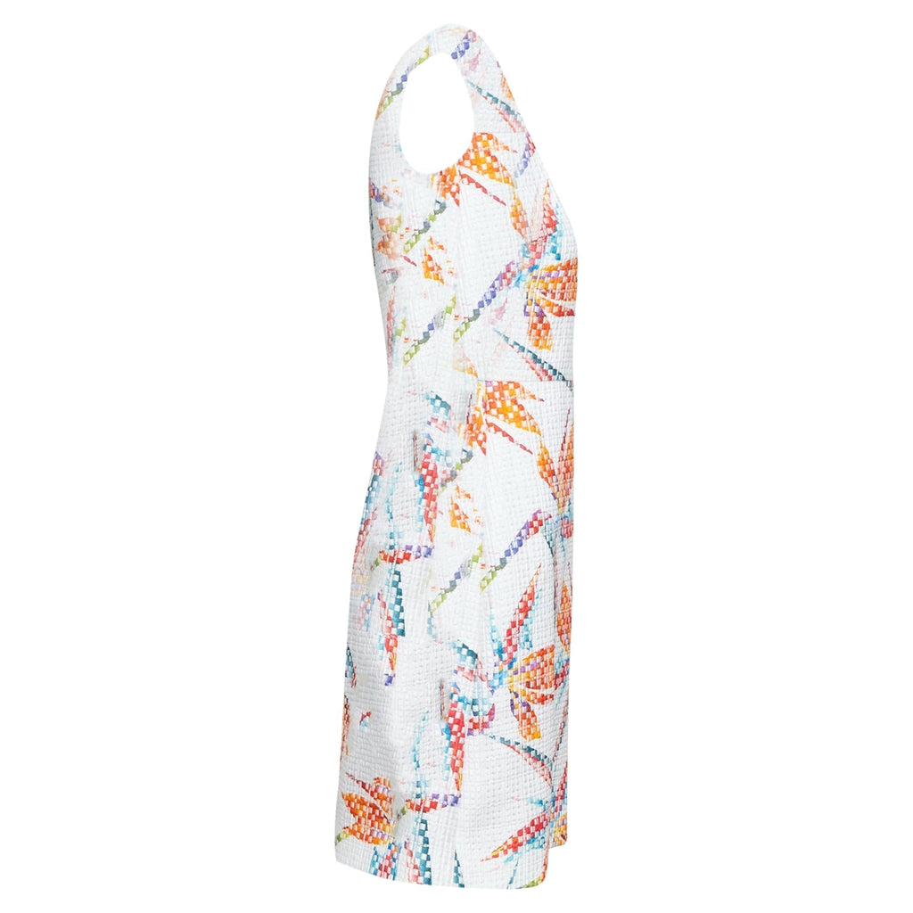 Fendi bird of paradise jacquard cocktail dress