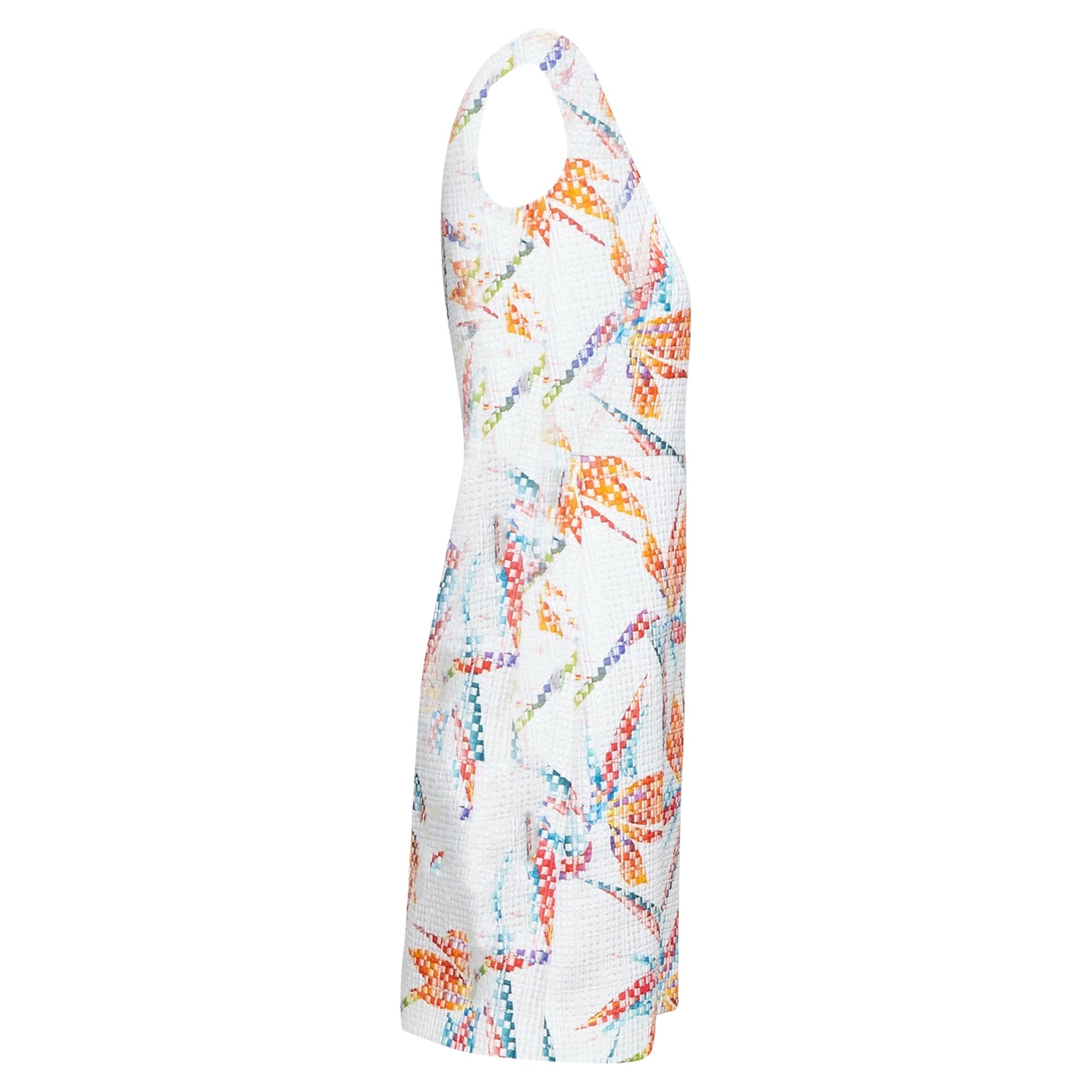 Fendi bird of paradise jacquard cocktail dress