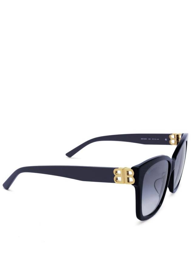 Balenciaga BB Temple Cat Eyes Sunglasses Blue