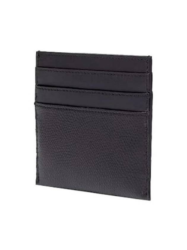 Fendi Logo Diamond Card Wallet Black