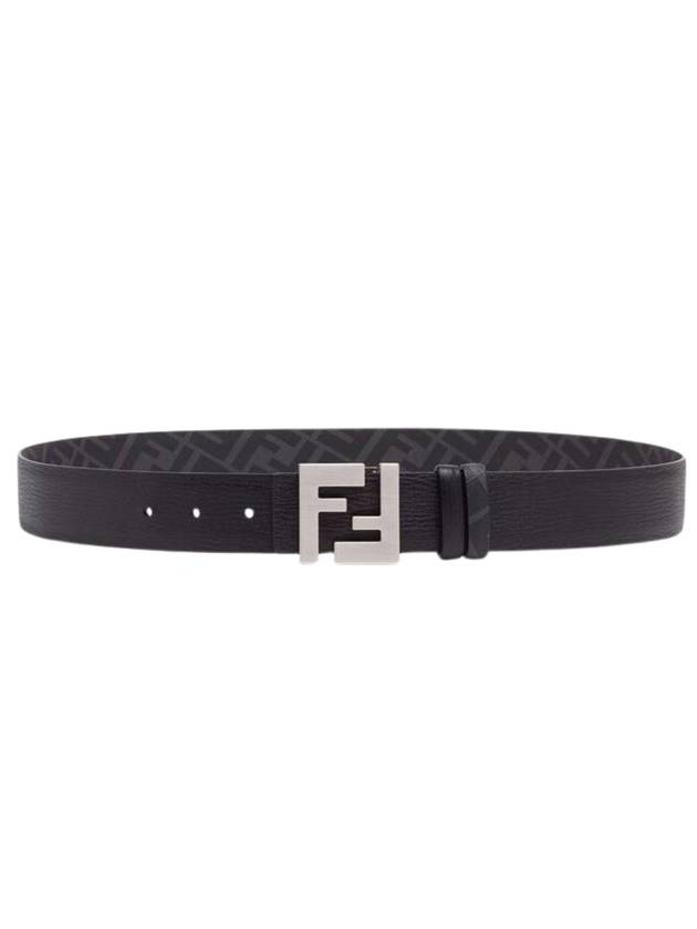 Fendi FF Square Reversible Belt Black Brown