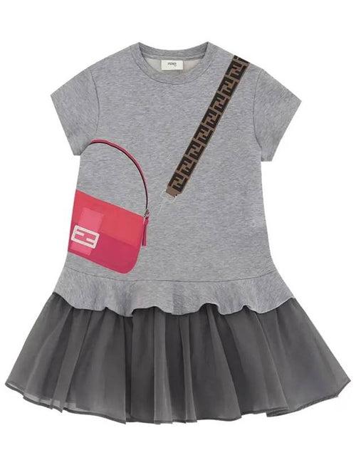 Fendi Kids Women Print One Piece JFB382 AEY0 F0WG5