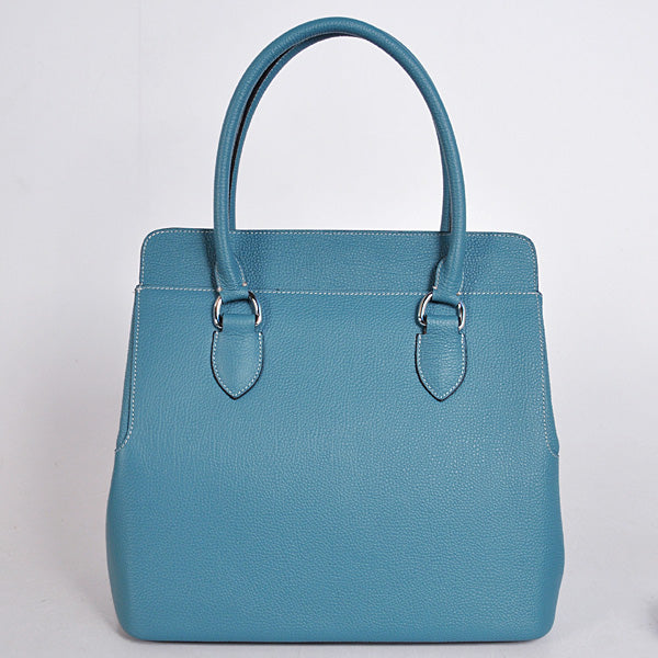 Hermes Toolbox H8688 Ladies 2way Blue Handbag