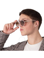 Fendi Fendi Brown Pink Gradient Pilot Men's Sunglasses FE40040U 73G 51