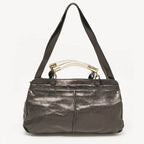Chloe Black Leather Medium Saskia Satchel