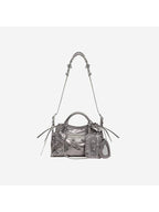Balenciaga Neo Cagole XS Shoulder Bag Silver