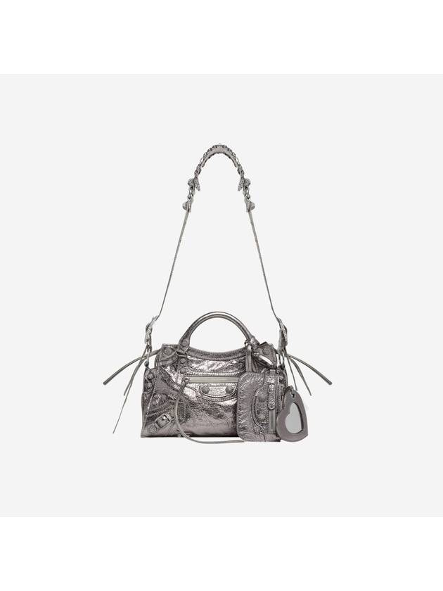 Balenciaga Neo Cagole XS Shoulder Bag Silver