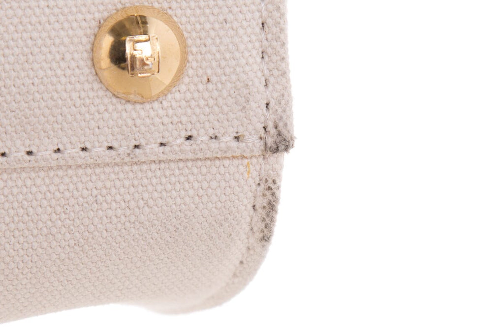 Fendi Ivory SS '21 Jacquard X Tote