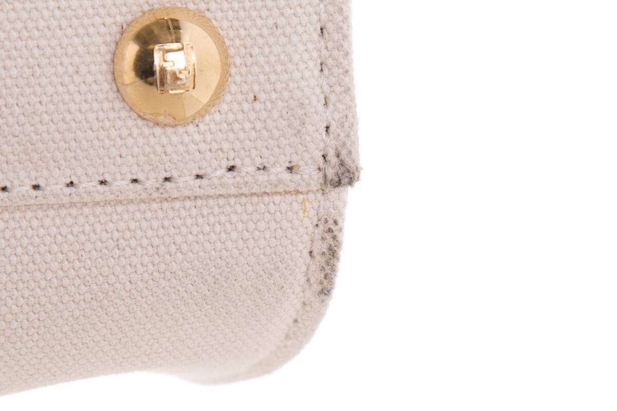 Fendi Ivory SS '21 Jacquard X Tote