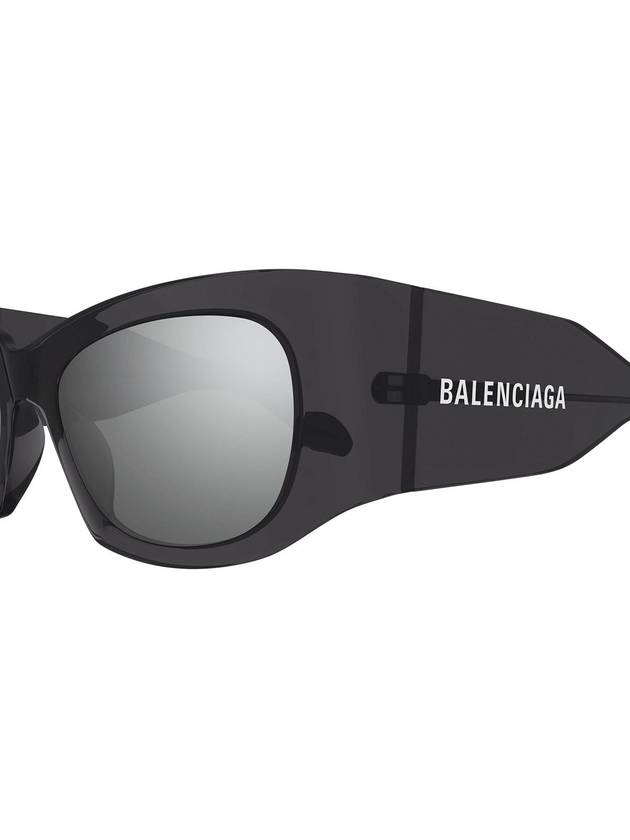 Balenciaga Sunglasses BB0327S 003 GRAY GRAY SILVER