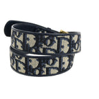 Dior Trotter  Canvas Belt  (Pre-Owned)