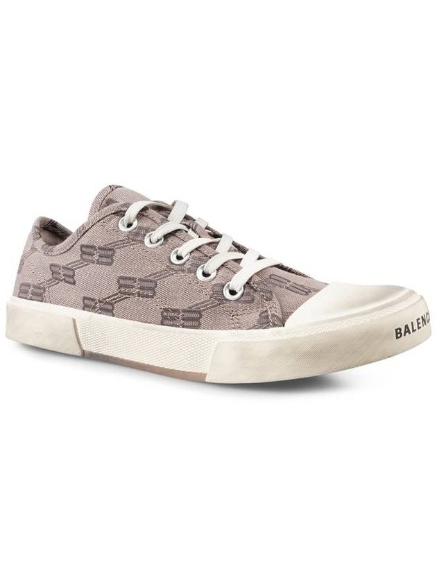 Balenciaga BB Monogram Low-Top Sneakers Grey