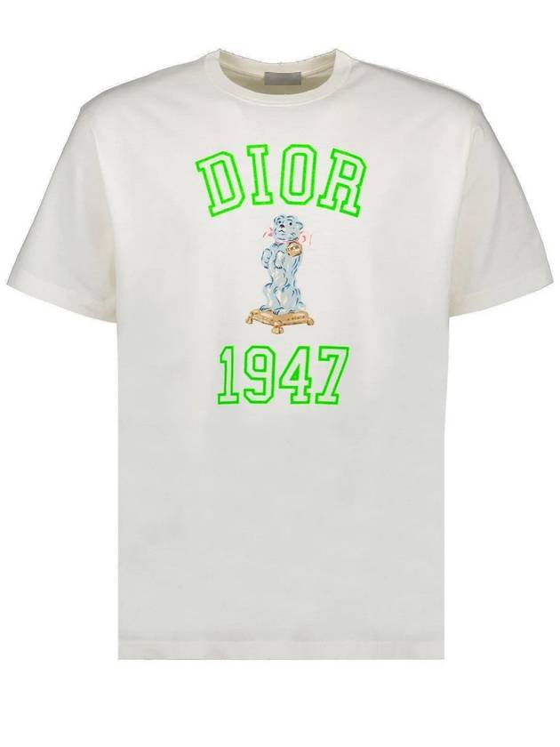 Barbie 1947 Casual Fit Short Sleeve T-Shirt Beige Dior