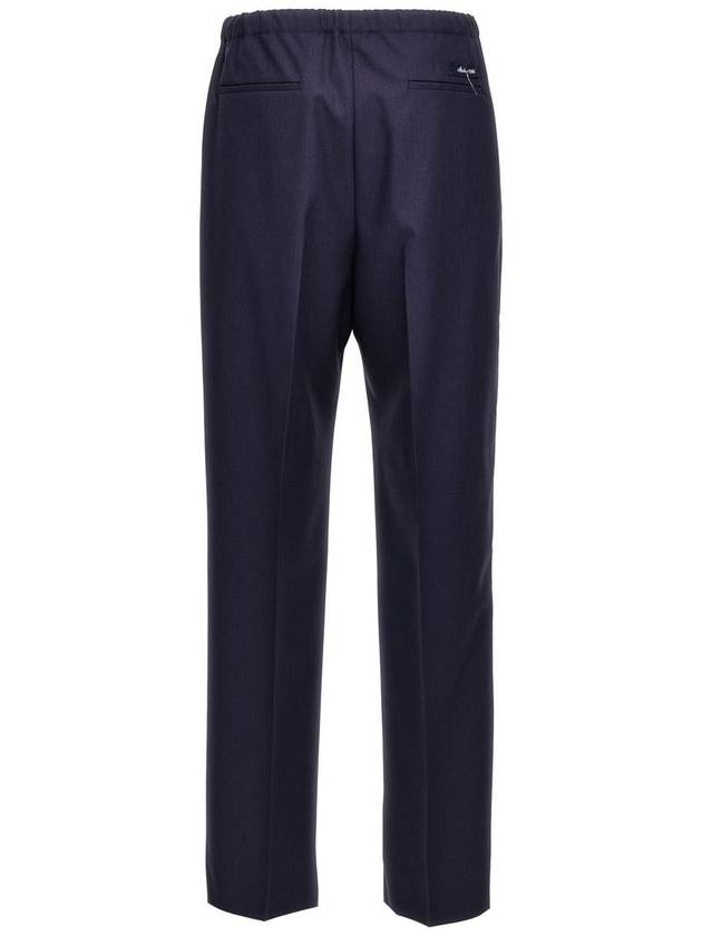 Fendi Wool Trousers Slacks Blue