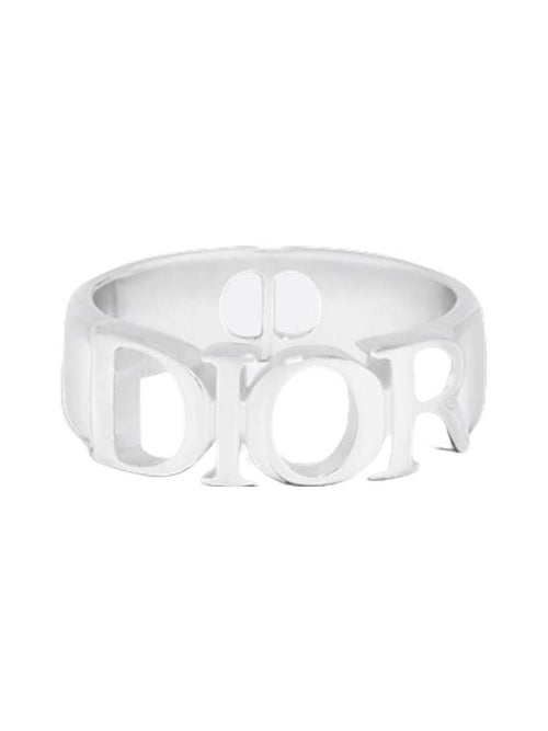 Letters Ring Silver Dior