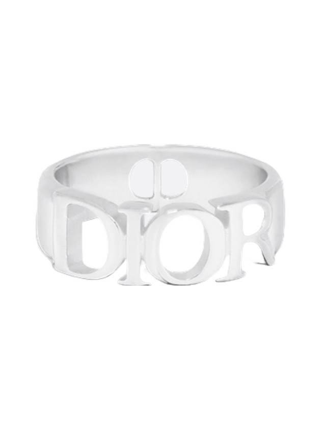Letters Ring Silver Dior