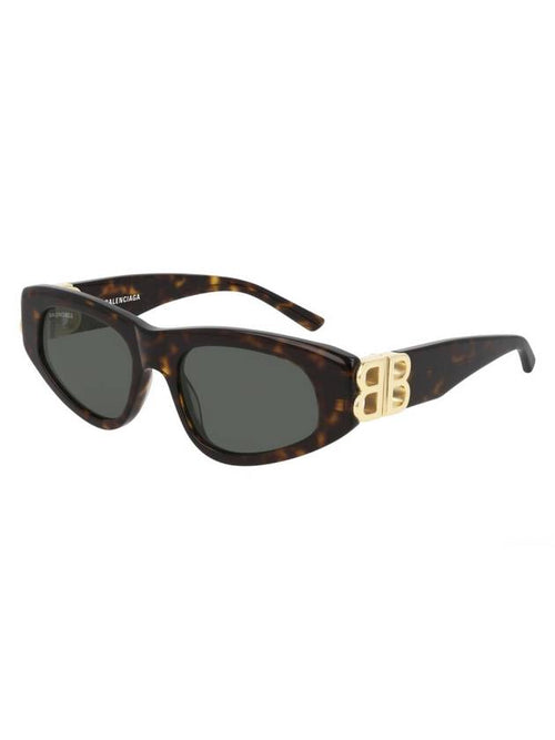 Balenciaga Eyewear BB0095S 002 Dynasty D Frame Sunglasses Havana