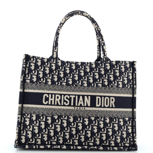 Dior Book Tote Oblique Canvas Medium