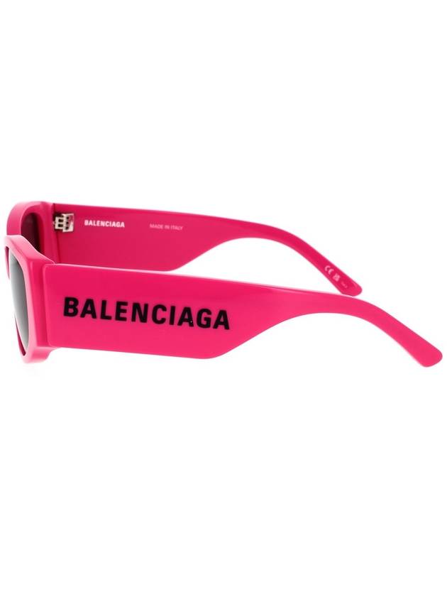 Balenciaga Eyewear Logo Print Rectangular Frame Sunglasses