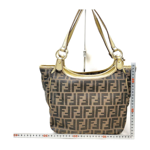 Fendi Brown Nylon Tote Bag