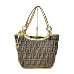 Fendi Brown Nylon Tote Bag