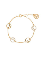 FENDI Logo Charm Bracelet
