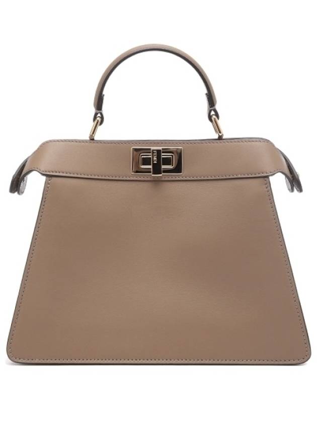Fendi Peekaboo I See U Small Tote Bag Beige