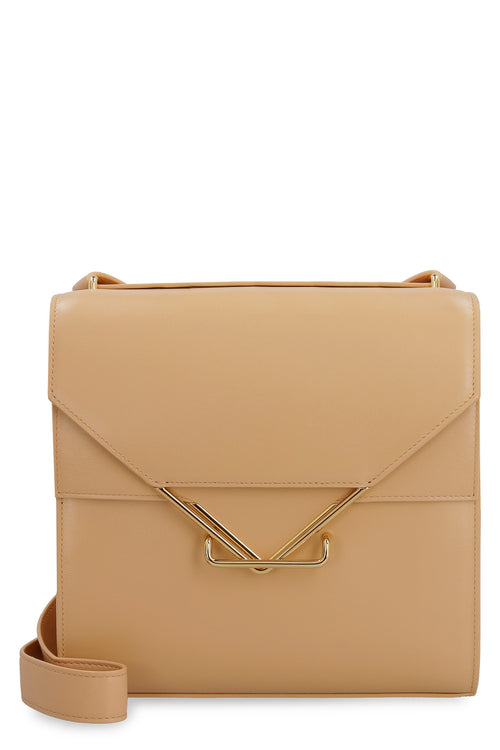 Bottega Veneta Women's The Clip Leather Crossbody Bag in Skin | 652391V0I42 Color 2700