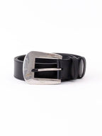 CELINE Vintage Calfskin Large Marco Belt Black