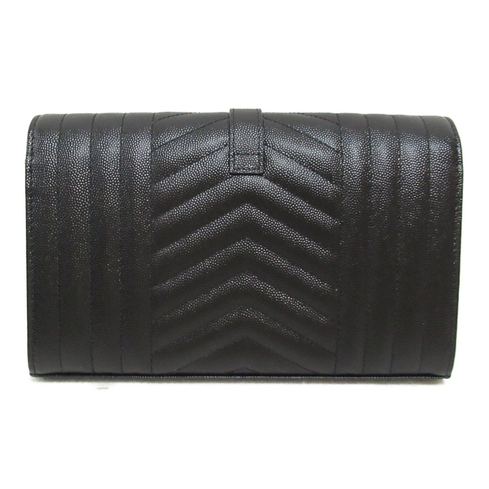 Saint Laurent Chain Shoulder Bag Leather Bag  Black 620280BOW921000