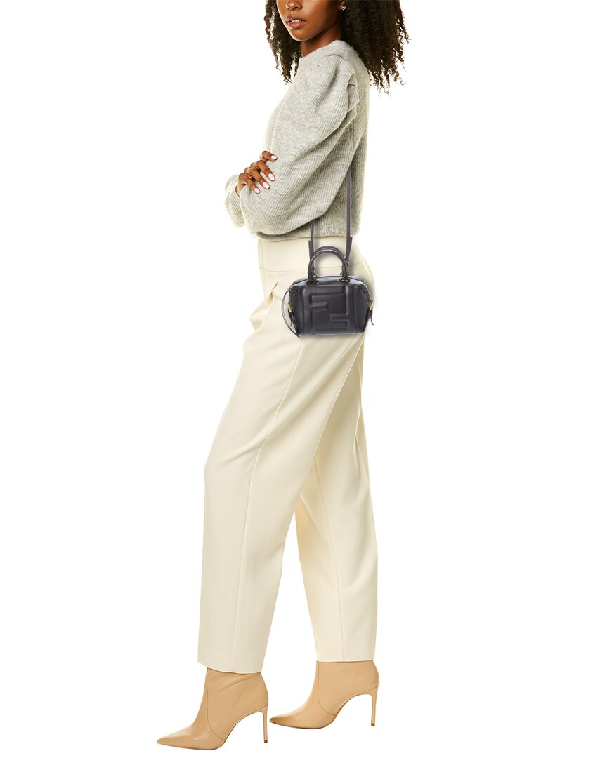 FENDI Cube Leather Shoulder Bag