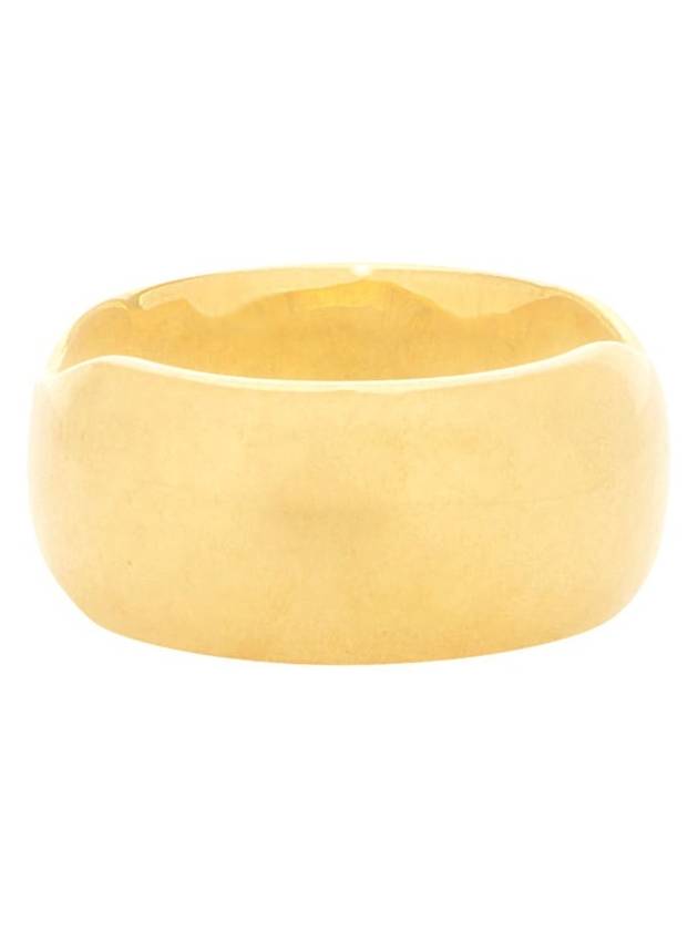 Balenciaga engraved logo polished finish ring 765847TZ99G