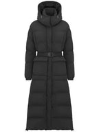 Belted Long Down Padding Black Dior