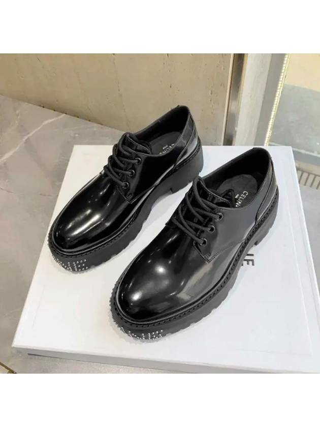 CELINE Men's Bulky Stud Outsole Derby Black