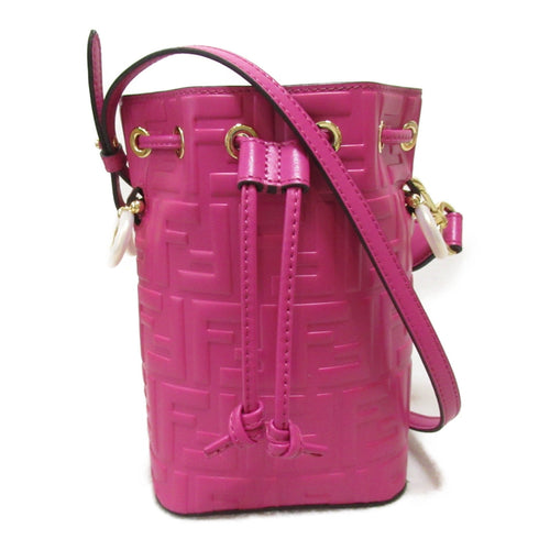 Fendi Fendi Mon Tresor 2w Shoulder Bag 2way Shoulder Bag Leather  Pink 8BS010A3ZGF1MQA