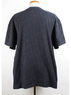 Oblique jacquard terry short sleeve t shirt navy XL Dior