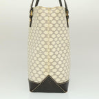 CELINE Macadam Canvas Tote Bag PVC Leather Whe  fm1320